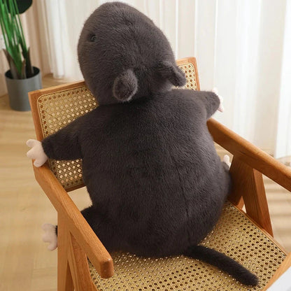 Nibbles the Black Rat Plush