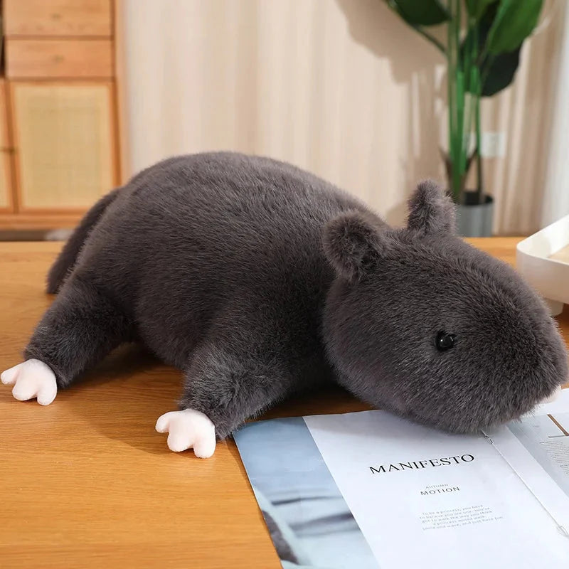 Nibbles the Black Rat Plush
