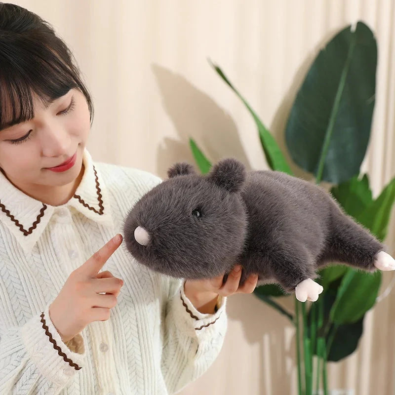 Nibbles the Black Rat Plush
