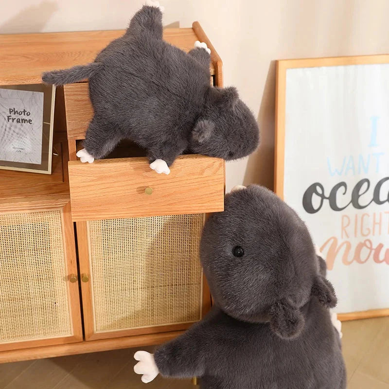 Nibbles the Black Rat Plush