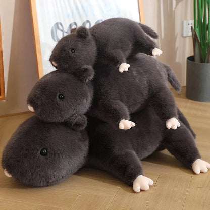 Nibbles the Black Rat Plush