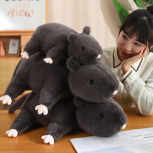 Nibbles the Black Rat Plush