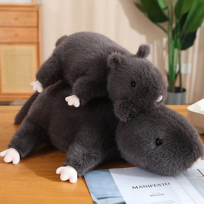Nibbles the Black Rat Plush
