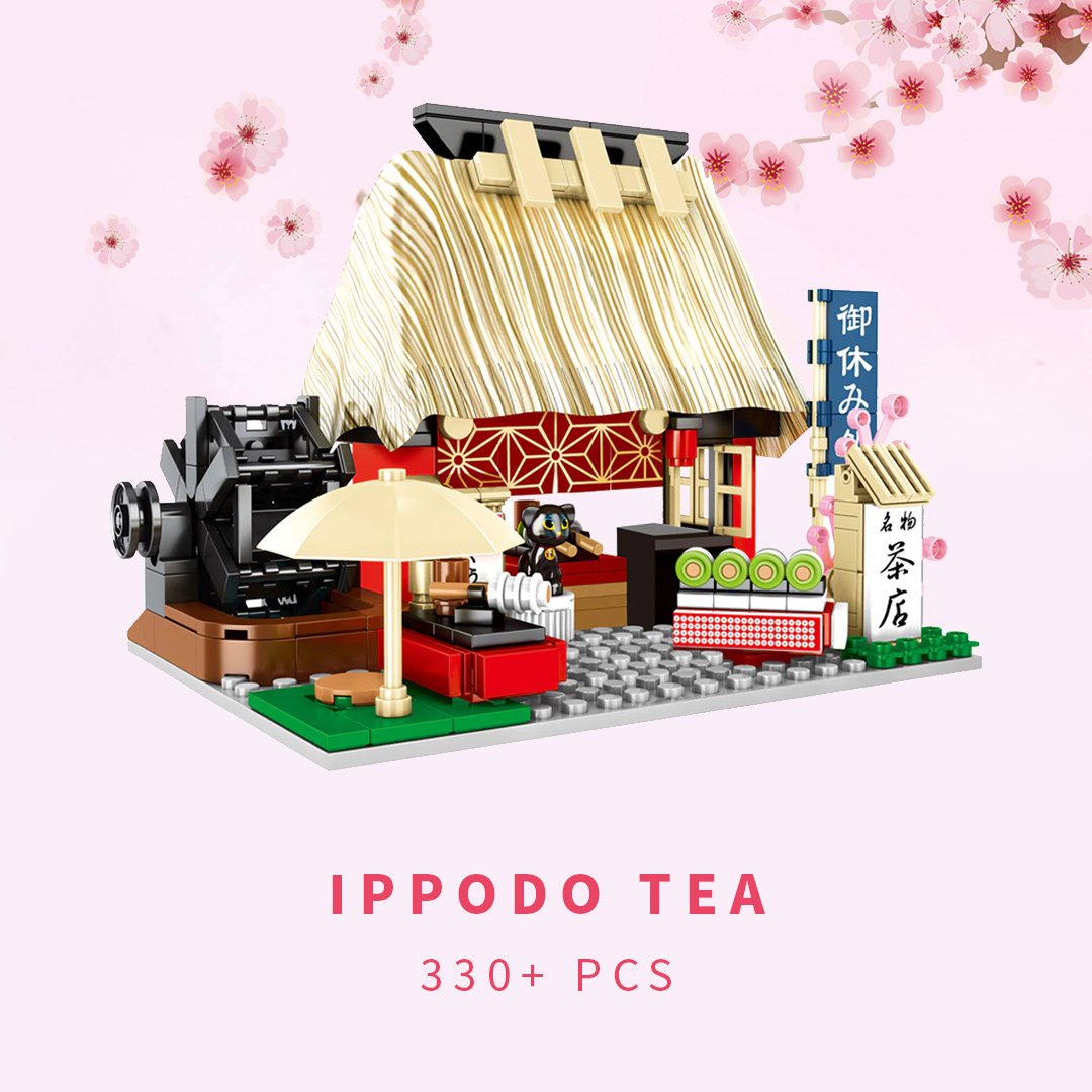 Nippombashi Dori Street Japanese Restaurants Building Sets