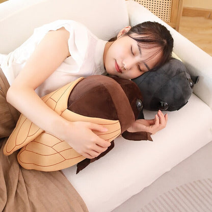 Nori & Hana the Big Fly Insect Plushies