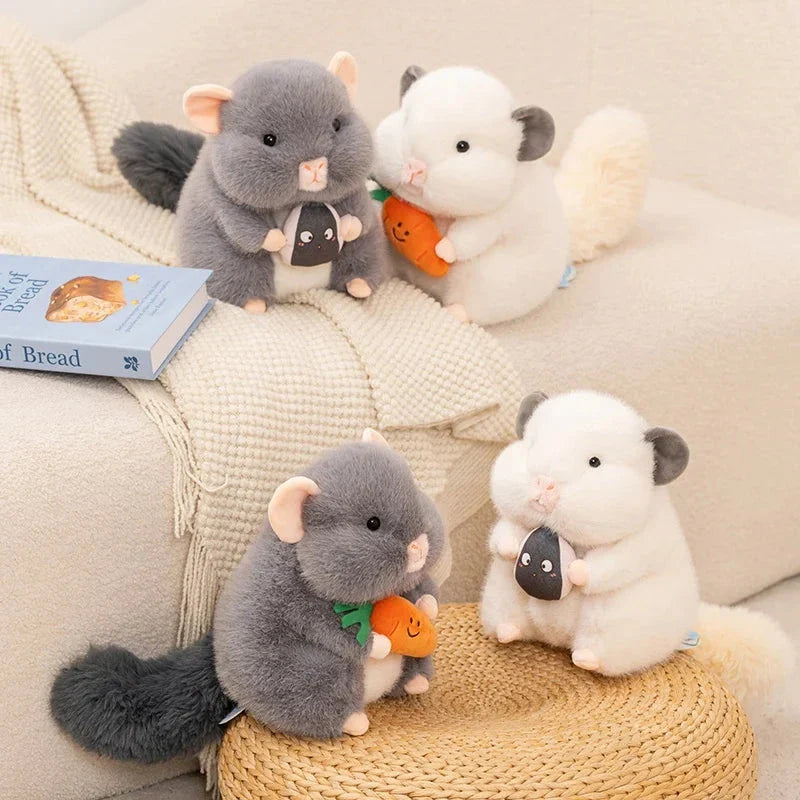 Nunu & Nibbles Chubby Chinchilla Plushies