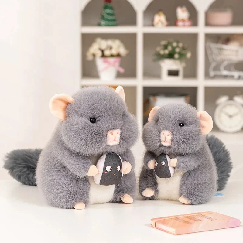Nunu & Nibbles Chubby Chinchilla Plushies