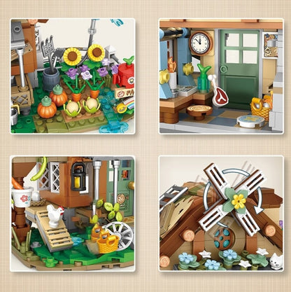 Old MacDonald Farm House Micro Building Block