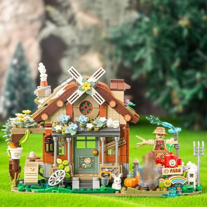 Old MacDonald Farm House Micro Building Block