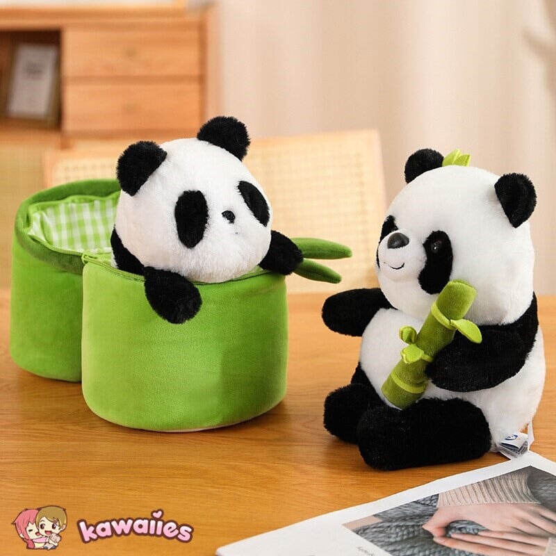 Panda & Bamboo Buddy Plushies
