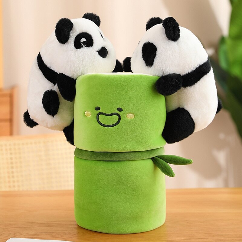 Panda & Bamboo Buddy Plushies