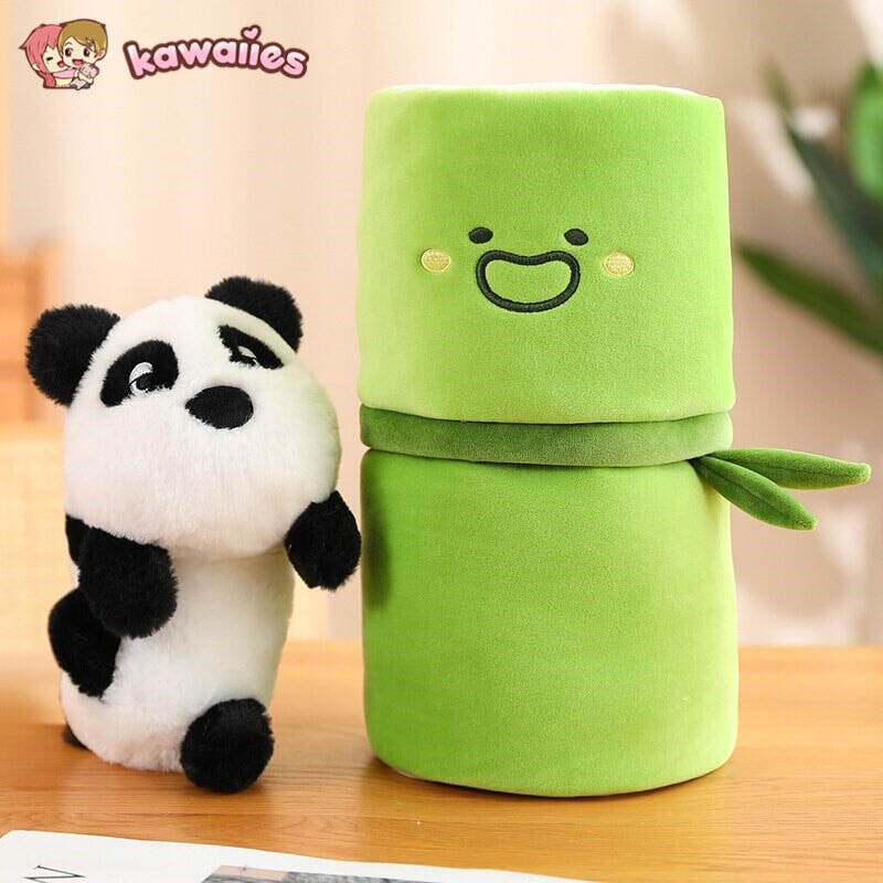 Panda & Bamboo Buddy Plushies
