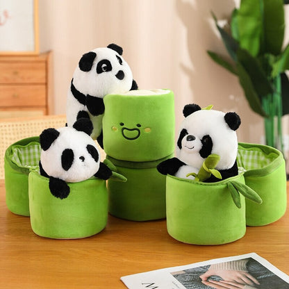 Panda & Bamboo Buddy Plushies