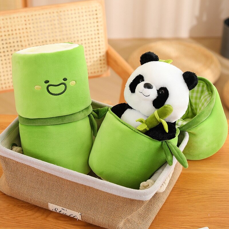 Panda & Bamboo Buddy Plushies