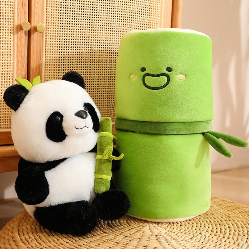 Panda & Bamboo Buddy Plushies