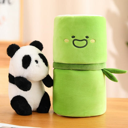 Panda & Bamboo Buddy Plushies