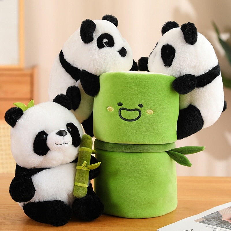 Panda & Bamboo Buddy Plushies