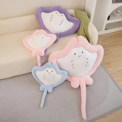 Pastel Manta Sting Ray Plush