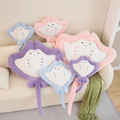 Pastel Manta Sting Ray Plush
