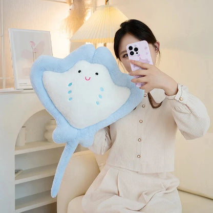 Pastel Manta Sting Ray Plush