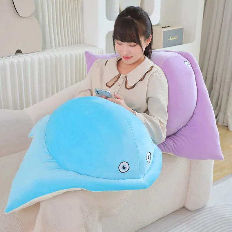 Pastel Purple Blue Stingray Plushies