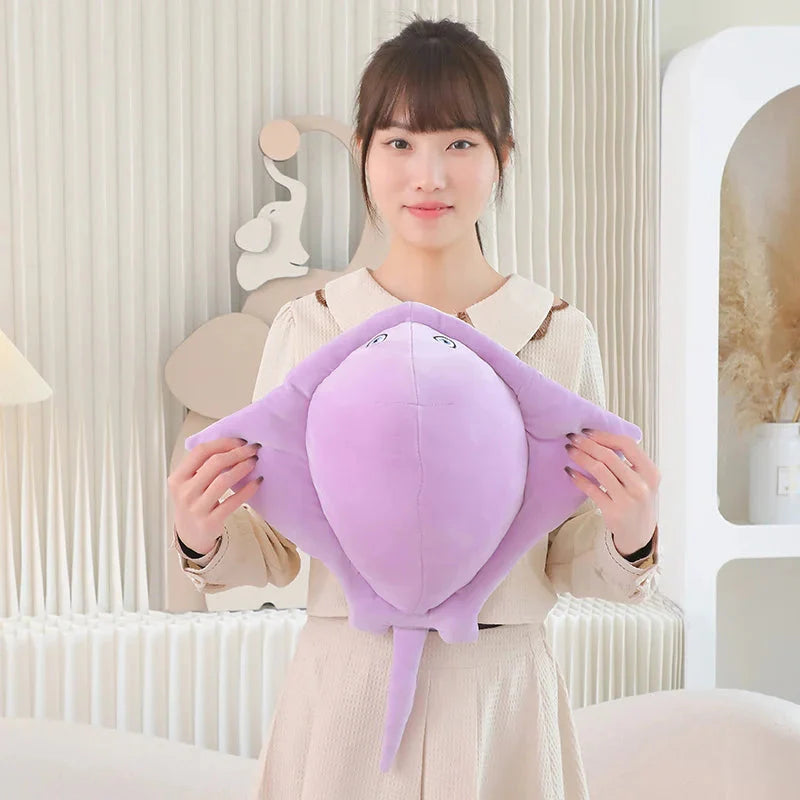 Pastel Purple Blue Stingray Plushies