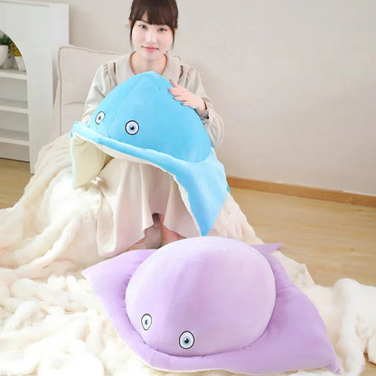Pastel Purple Blue Stingray Plushies