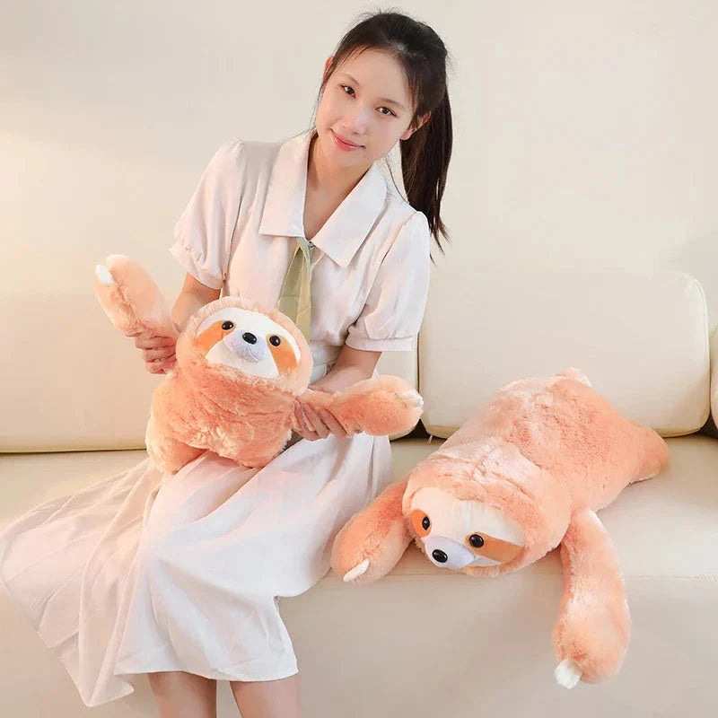 Peachie the Sloth Plushie