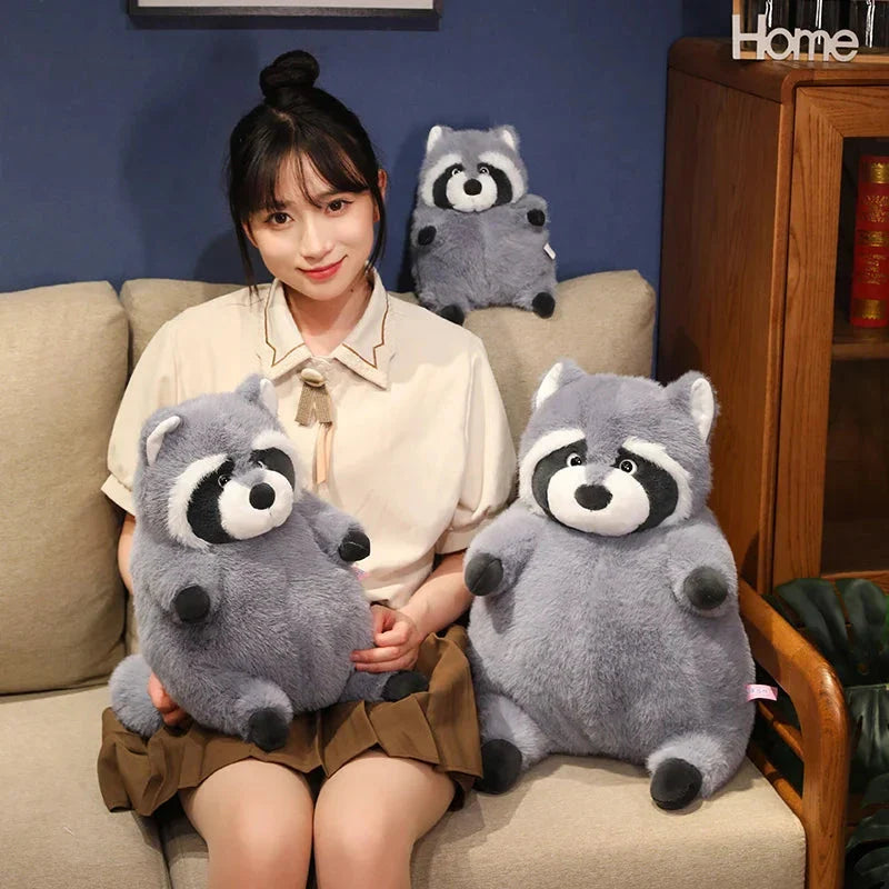 Peanut the Chubby Raccoon Plushie