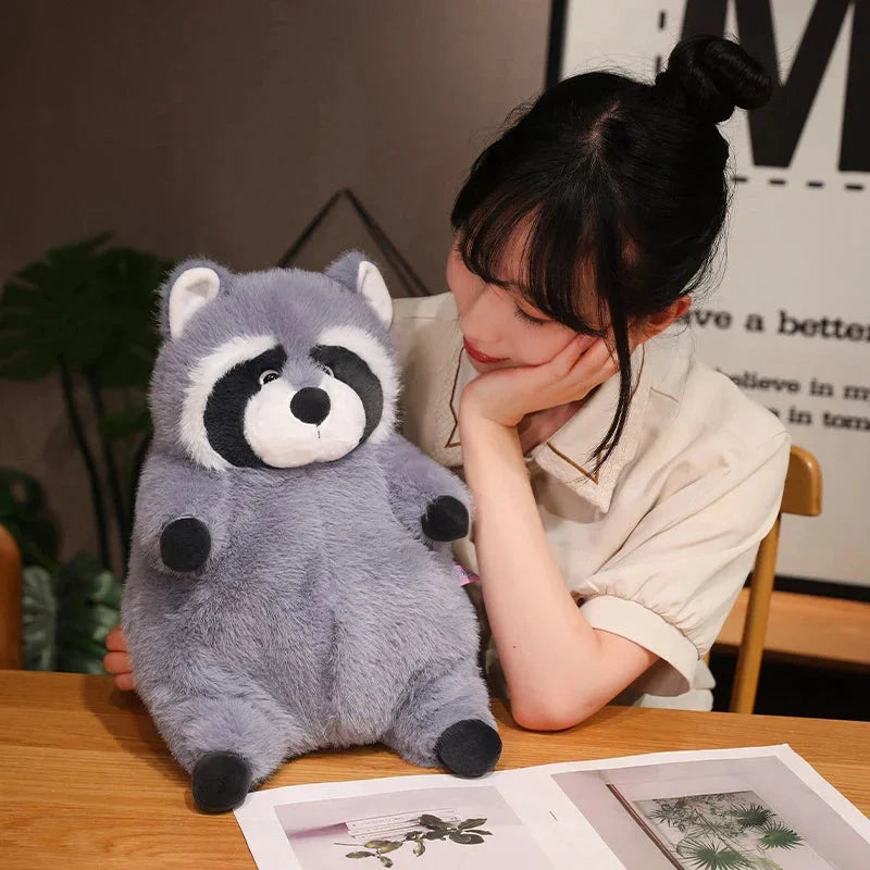 Peanut the Chubby Raccoon Plushie