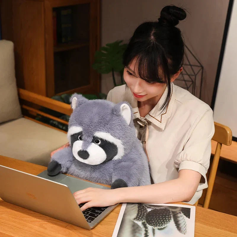 Peanut the Chubby Raccoon Plushie