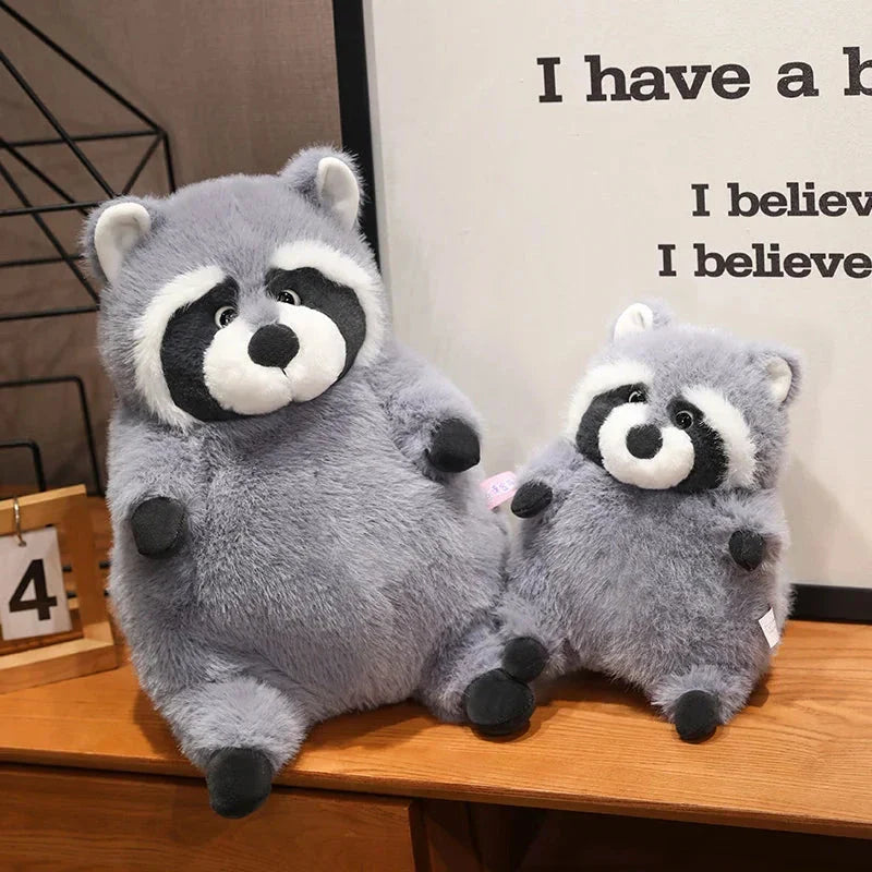 Peanut the Chubby Raccoon Plushie