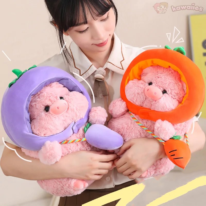 Perfect Piggy Vegetable Cosplay Plush