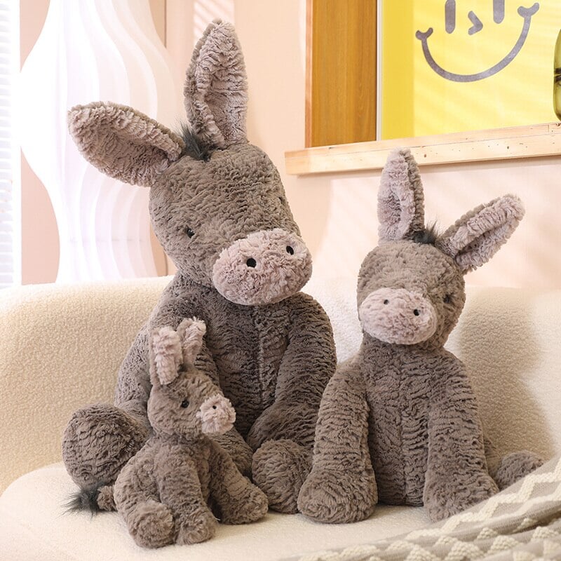 Whispy the Fluffy Donkey Plushie