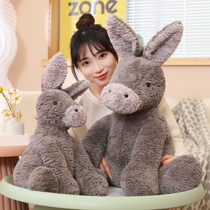 Whispy the Fluffy Donkey Plushie