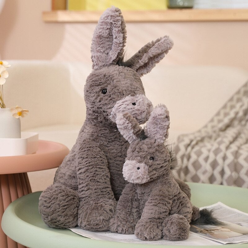 Whispy the Fluffy Donkey Plushie