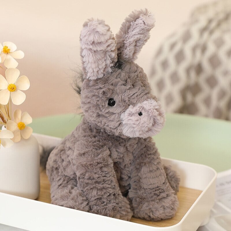 Whispy the Fluffy Donkey Plushie