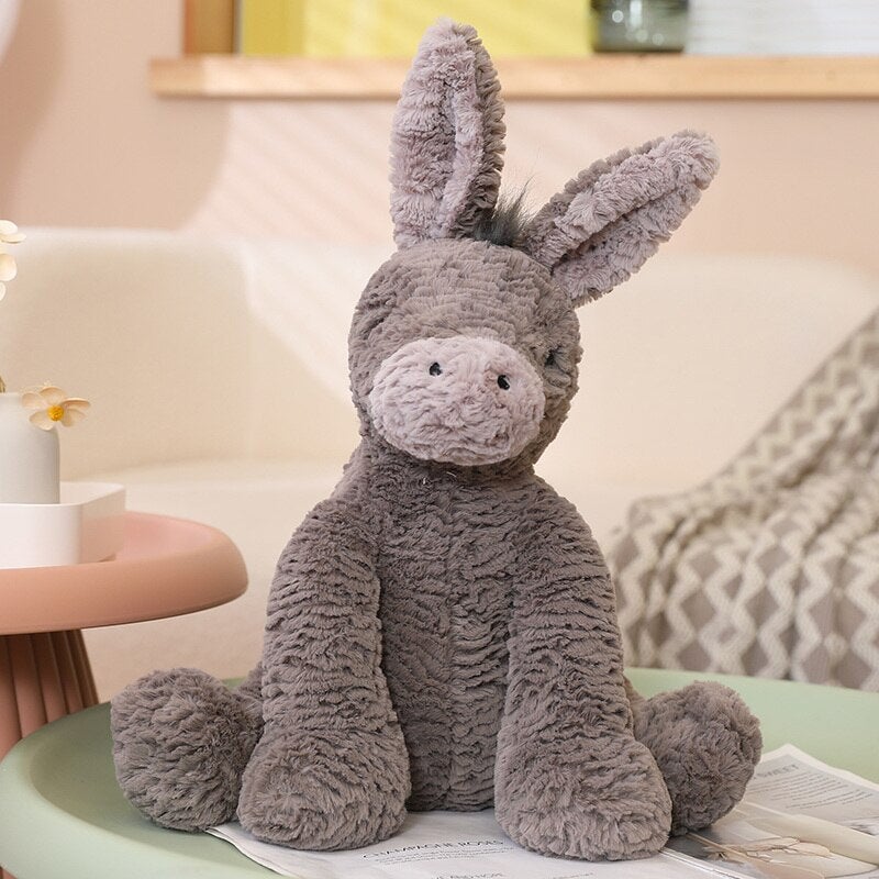 Whispy the Fluffy Donkey Plushie