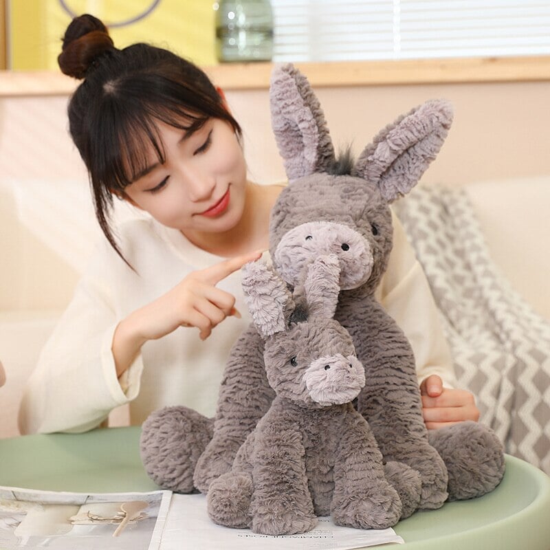Whispy the Fluffy Donkey Plushie