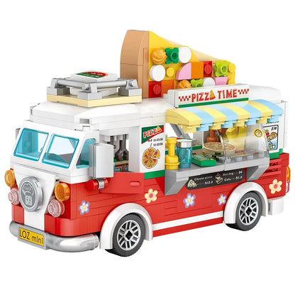 Pizza and Coffee Truck Nano Building Blocks