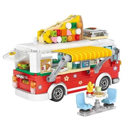 Pizza and Coffee Truck Nano Building Blocks