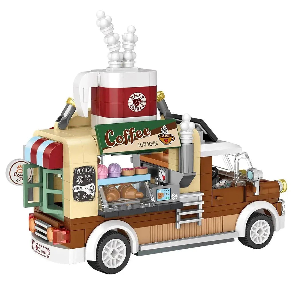 Pizza and Coffee Truck Nano Building Blocks