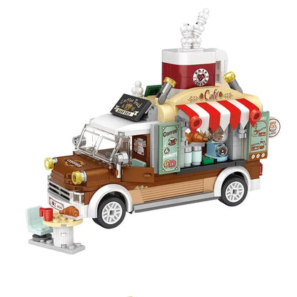 Pizza and Coffee Truck Nano Building Blocks