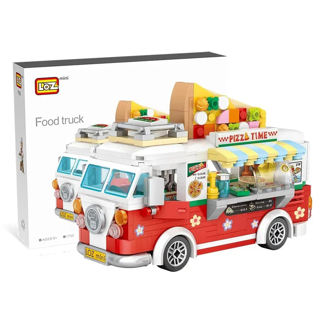 Pizza and Coffee Truck Nano Building Blocks