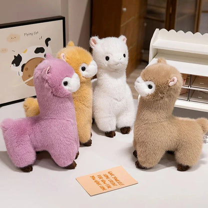 Pompom Alpaca Plushie Family