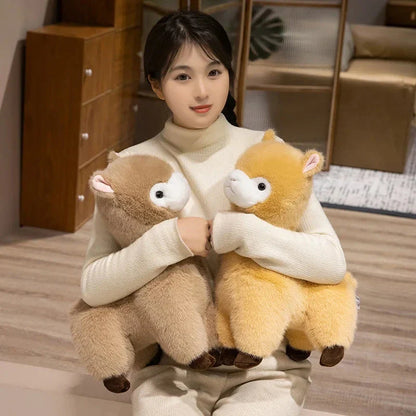 Pompom Alpaca Plushie Family