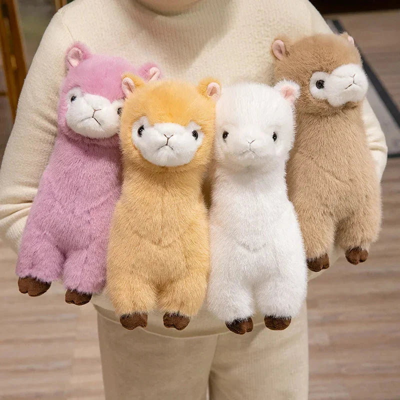 Pompom Alpaca Plushie Family