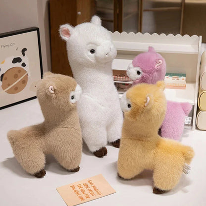 Pompom Alpaca Plushie Family