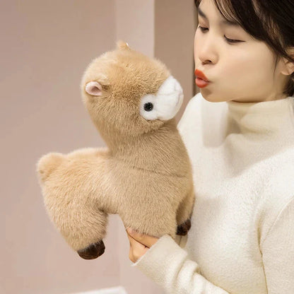 Pompom Alpaca Plushie Family