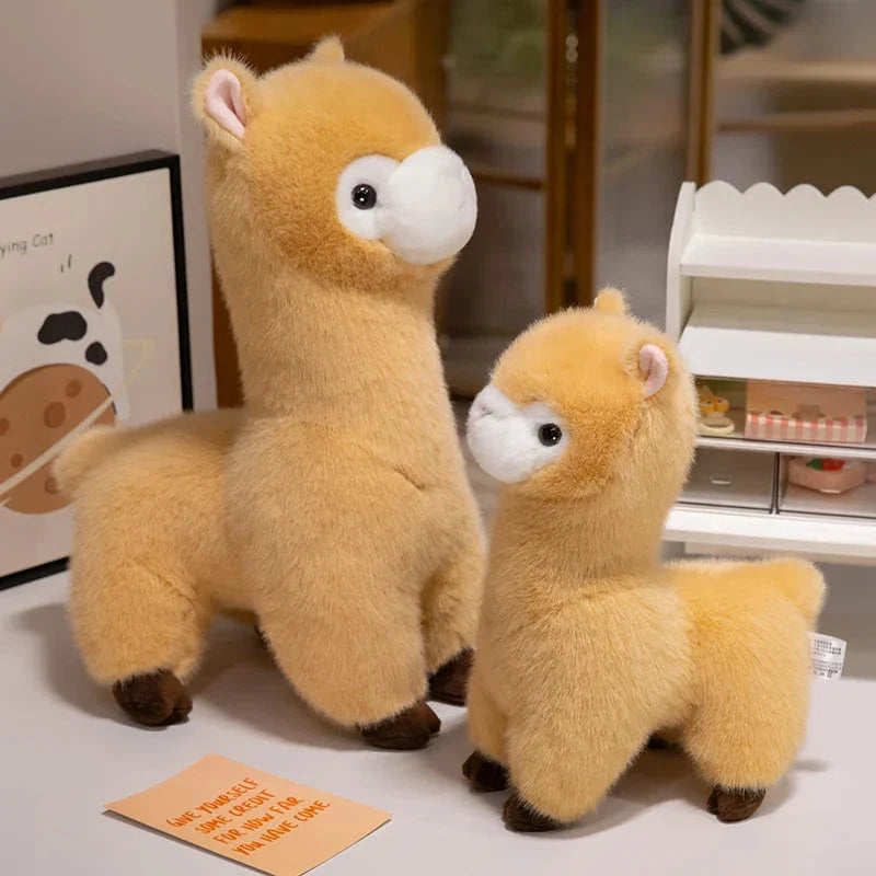 Pompom Alpaca Plushie Family